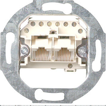 GIRA | 018800 Механизм TF+com розетки UAE 3kat. 2x8-pole  Rutenbeck Gira
